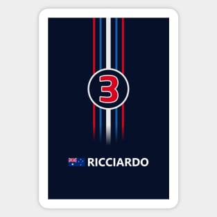 F1 2016 - #3 Ricciardo [classic version] Sticker